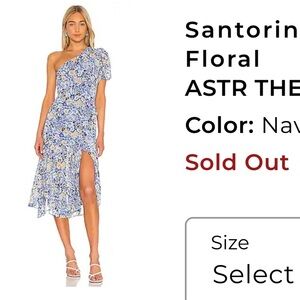 Astr One Shoulder Dress - Pink Floral